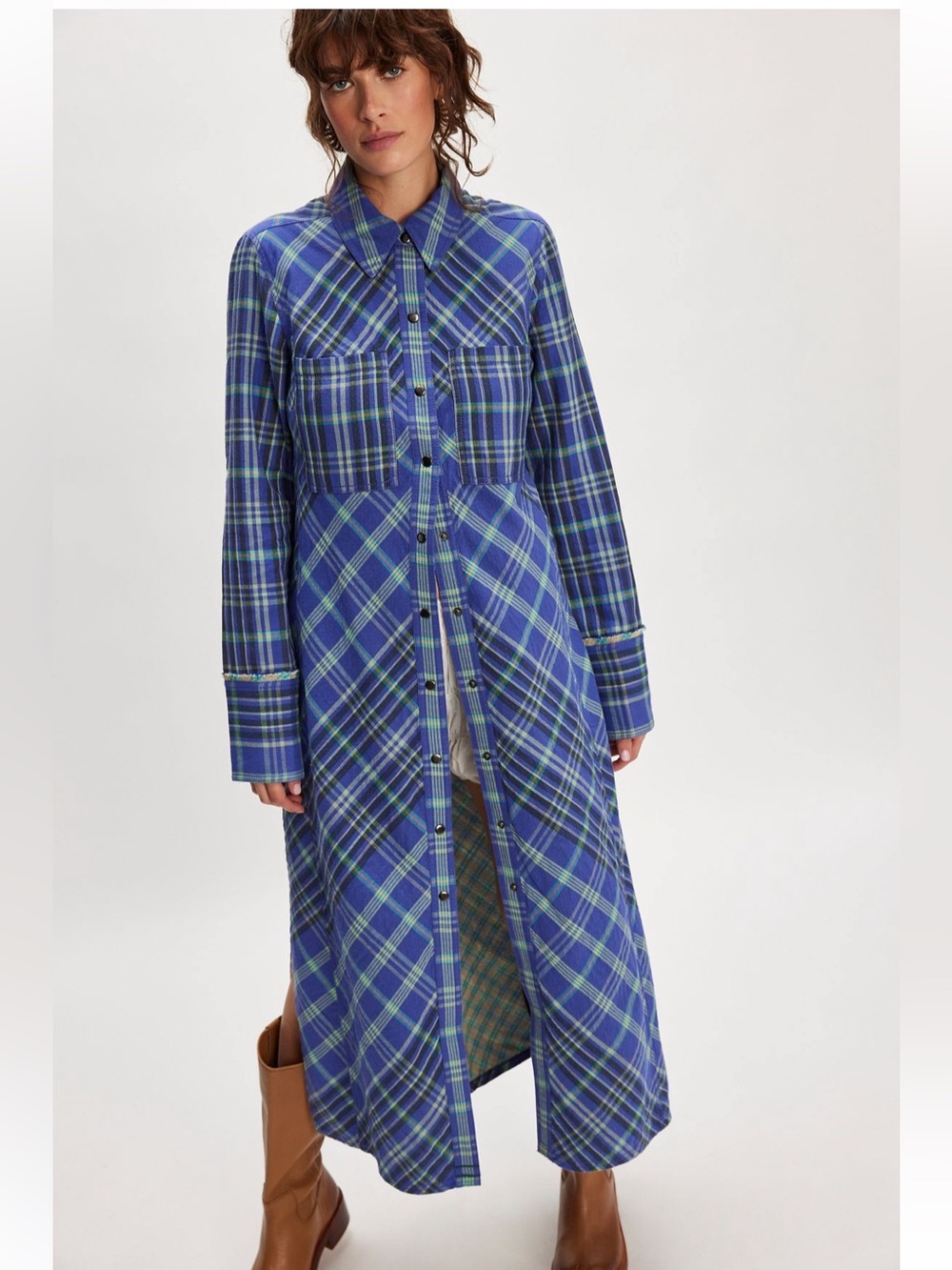 NWT Free People We The Free Ruth Long Shirt size 2